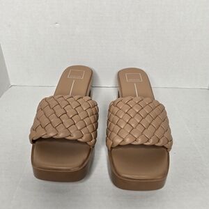 Dolce Vita Tan Braided Women's Sandals